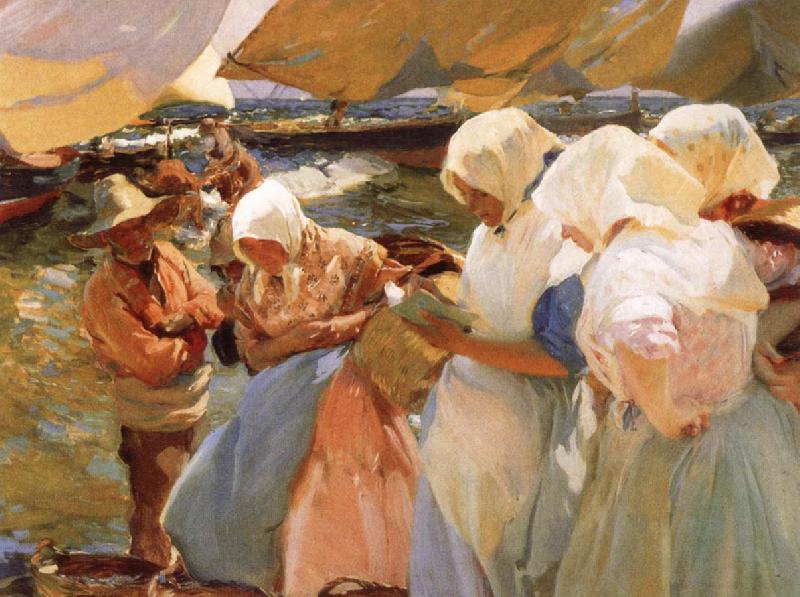 Joaquin Sorolla Y Bastida Selling the Cath at Valencia oil painting picture